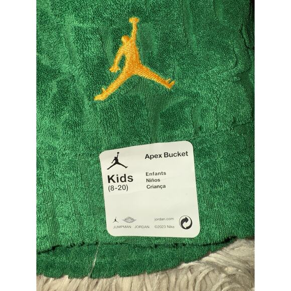 NEW Nike Jordan Jumpman YOUTH Boys Apex Bucket Hat Pine Green Sz 8-20 - Picture 3 of 6